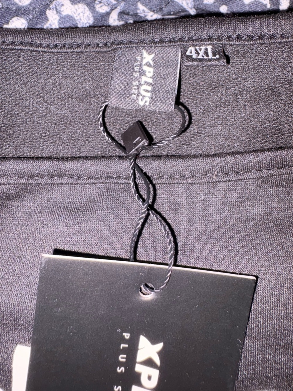 Off-Shoulder Black Sweatshirt by - Picture 5 of 7